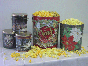Popcorn tins